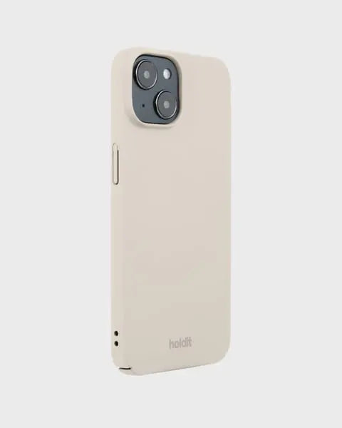 Holdit Telefonskal Slim iPhone 15 - Beige - Travels And Bags