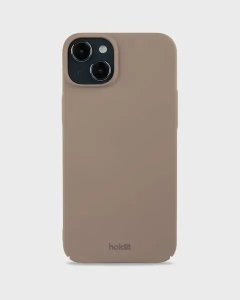 Holdit Telefonskal Slim iPhone 15 Plus - Ljusbrun - Travels And Bags