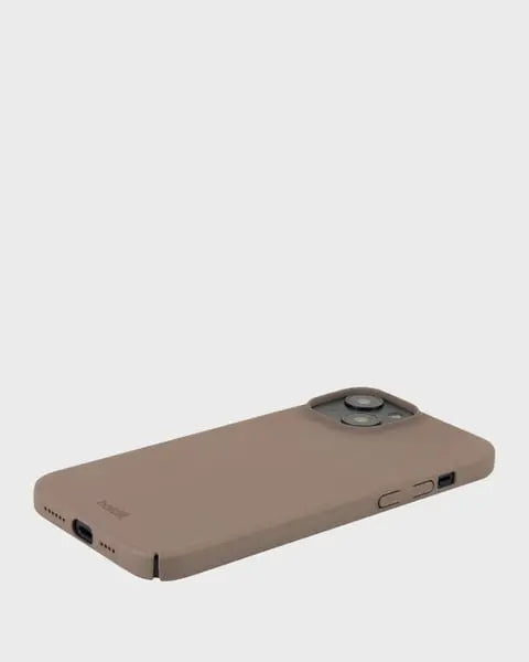Holdit Telefonskal Slim iPhone 15 Plus - Ljusbrun - Travels And Bags