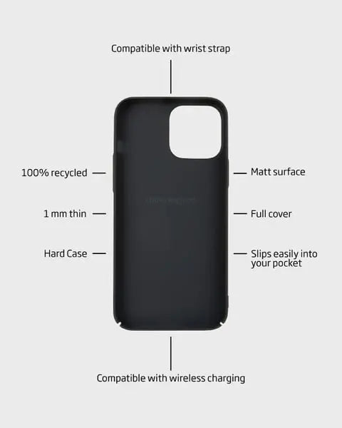 Holdit Telefonskal Slim iPhone 15 Plus - Svart - Travels And Bags