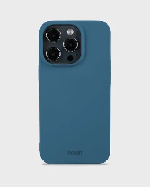 Holdit Telefonskal Slim iPhone 15 Pro - Blå - Travels And Bags