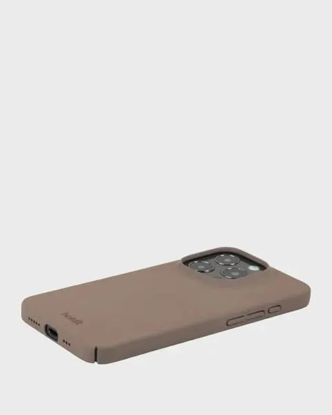 Holdit Telefonskal Slim iPhone 15 Pro - Ljusbrun - Travels And Bags