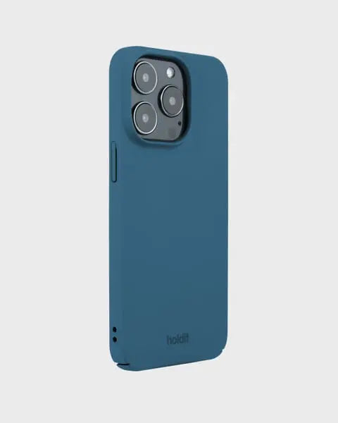 Holdit Telefonskal Slim iPhone 15 Pro - Blå - Travels And Bags
