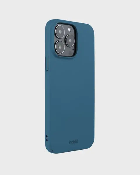 Holdit Telefonskal Slim iPhone 15 Pro Max - Blå - Travels And Bags