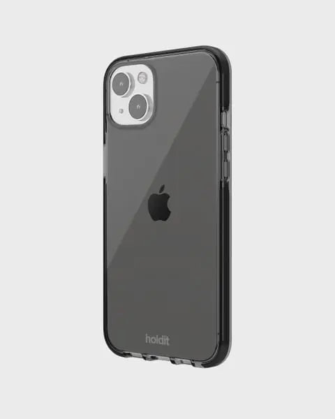 Holdit Telefonskal Seethru iPhone 15 Plus - Svart - Travels And Bags