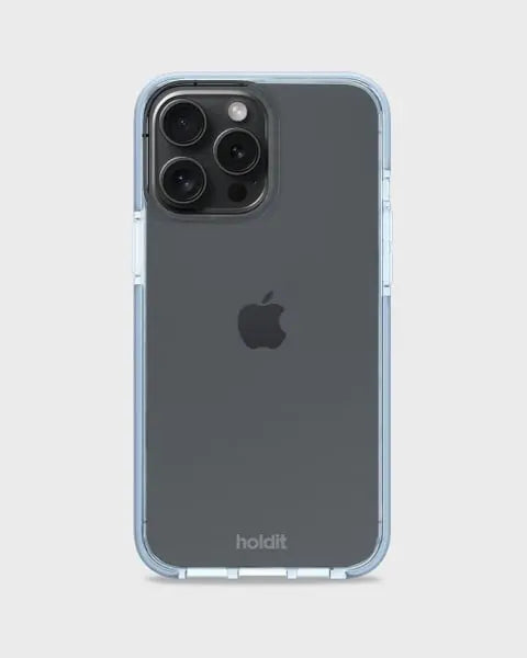 Holdit Telefonskal Seethru iPhone 15 Pro - Blå - Travels And Bags