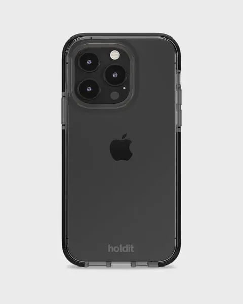 Holdit Telefonskal Seethru iPhone 15 Pro - Svart - Travels And Bags
