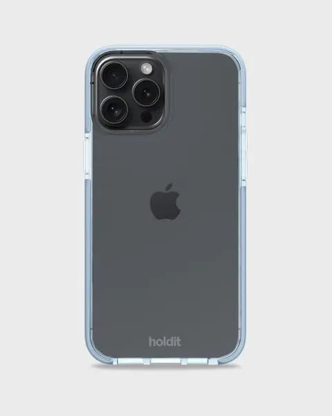 Holdit Telefonskal Seethru iPhone 15 Pro Max - Blå - Travels And Bags