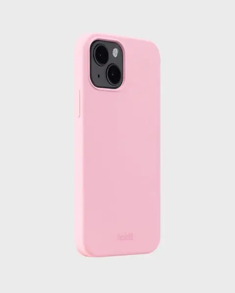 Holdit Telefonskal Silicone iPhone 15 - Ljusrosa - Travels And Bags