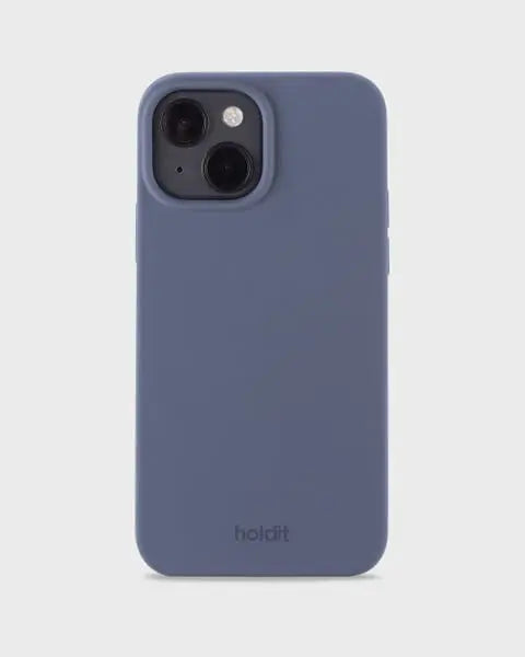 Holdit Telefonskal Silicone iPhone 15 - Marinblå - Travels And Bags
