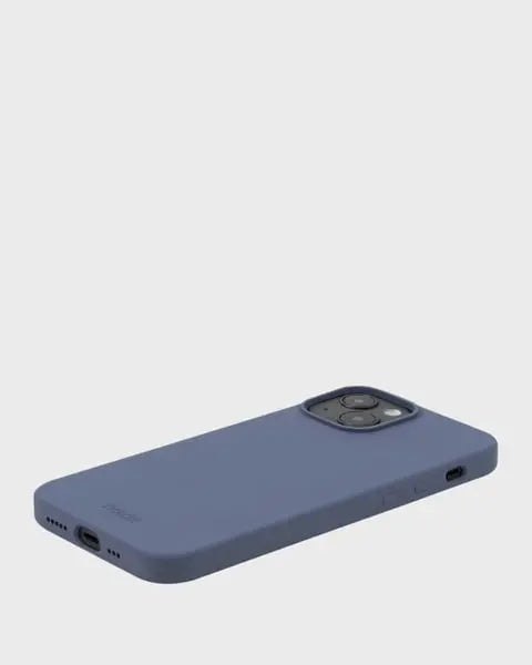Holdit Telefonskal Silicone iPhone 15 - Marinblå - Travels And Bags