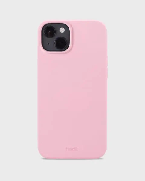 Holdit Telefonskal Silicone iPhone 15 Plus - Ljusrosa - Travels And Bags