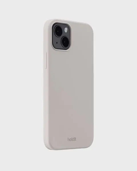 Holdit Telefonskal Silicone iPhone 15 Plus - Taupe - Travels And Bags