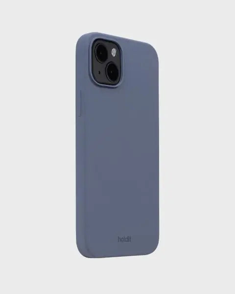 Holdit Telefonskal Silicone iPhone 15 Plus - Marinblå - Travels And Bags