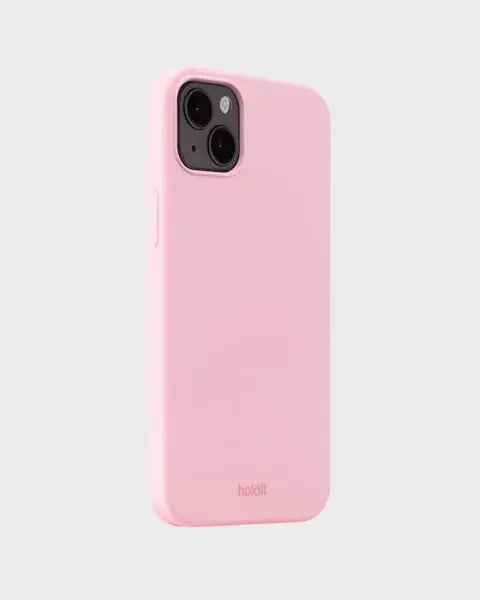 Holdit Telefonskal Silicone iPhone 15 Plus - Ljusrosa - Travels And Bags