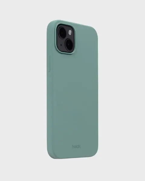 Holdit Telefonskal Silicone iPhone 15 Plus - Grön - Travels And Bags