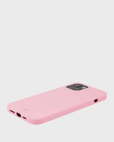 Holdit Telefonskal Silicone iPhone 15 Plus - Ljusrosa - Travels And Bags