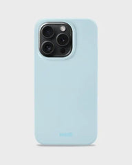 Holdit Telefonskal Silicone iPhone 15 Pro - Ljusblå
