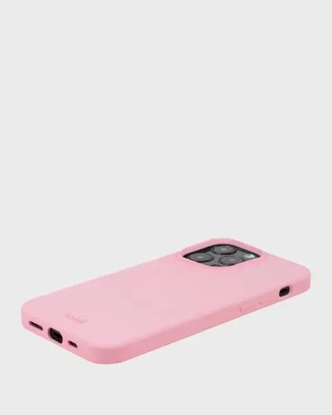 Holdit Telefonskal Silicone iPhone 15 Pro Max - Ljusrosa - Travels And Bags