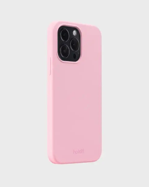 Holdit Telefonskal Silicone iPhone 15 Pro Max - Ljusrosa - Travels And Bags