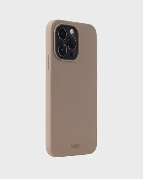 Holdit Telefonskal Silicone iPhone 15 Pro Max - Ljusbrun - Travels And Bags