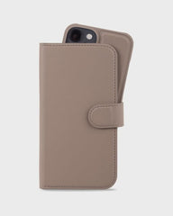 Holdit Wallet Case Magnet iPhone 15 - Ljusbrun