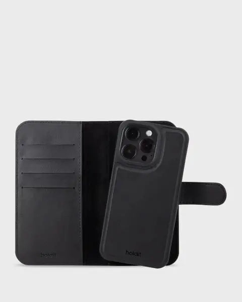 Holdit Wallet Case Magnet iPhone 15 Pro - Svart - Travels And Bags