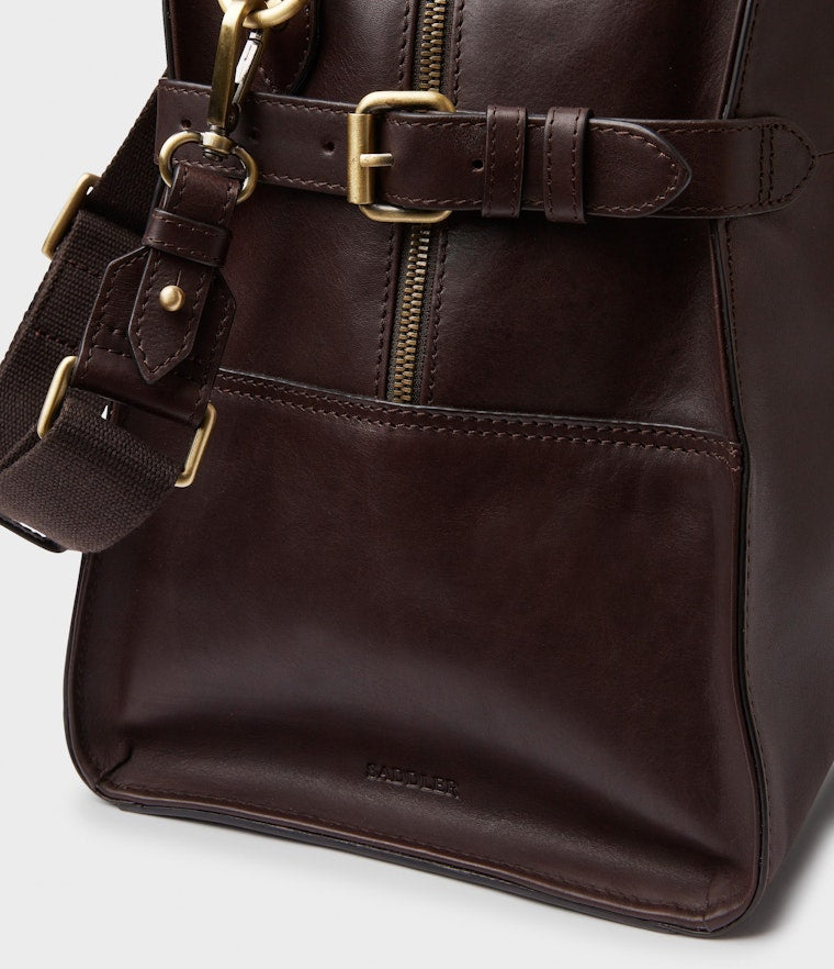 Saddler Alfred Weekendbag - Mörkbrun