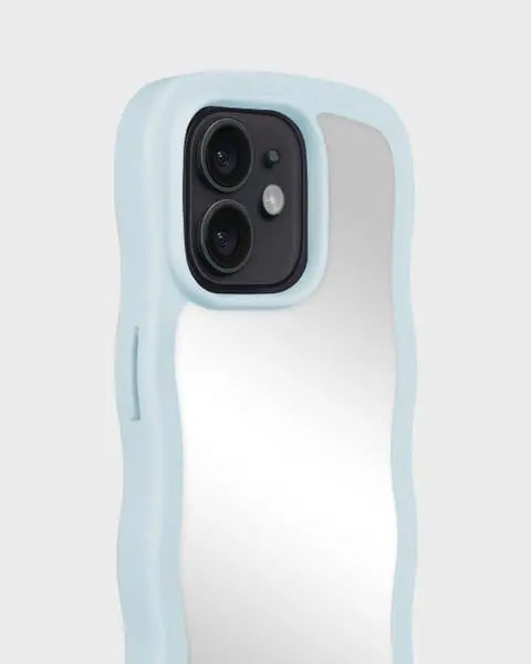 Holdit Telefonskal Wavy iPhone 12/12 Pro - Turkos/Spegel - Travels And Bags