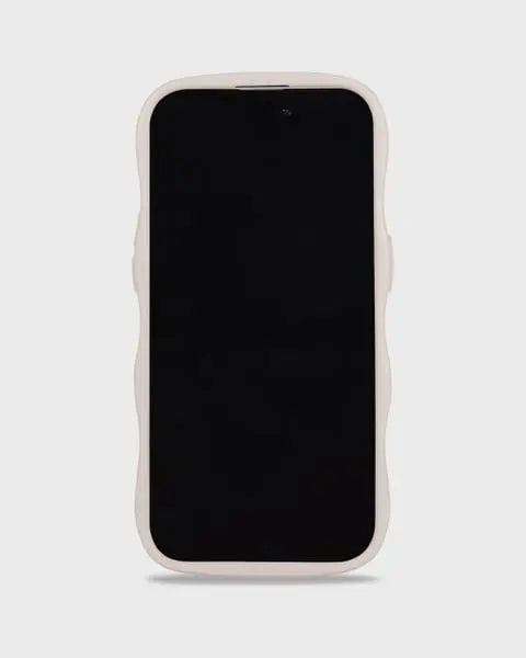 Holdit Telefonskal Wavy iPhone 12/12 Pro - Beige/Transparent - Travels And Bags