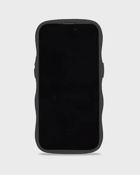 Holdit Telefonskal Wavy iPhone 12/12 Pro - Svart/Spegel - Travels And Bags