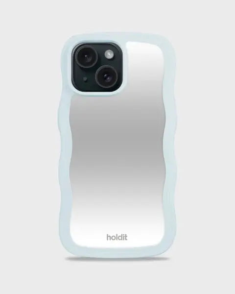 Holdit Telefonskal Wavy iPhone 15/14/13 - Turkos/Spegel - Travels And Bags