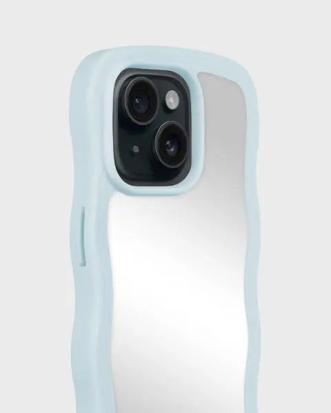 Holdit Telefonskal Wavy iPhone 15/14/13 - Turkos/Spegel - Travels And Bags