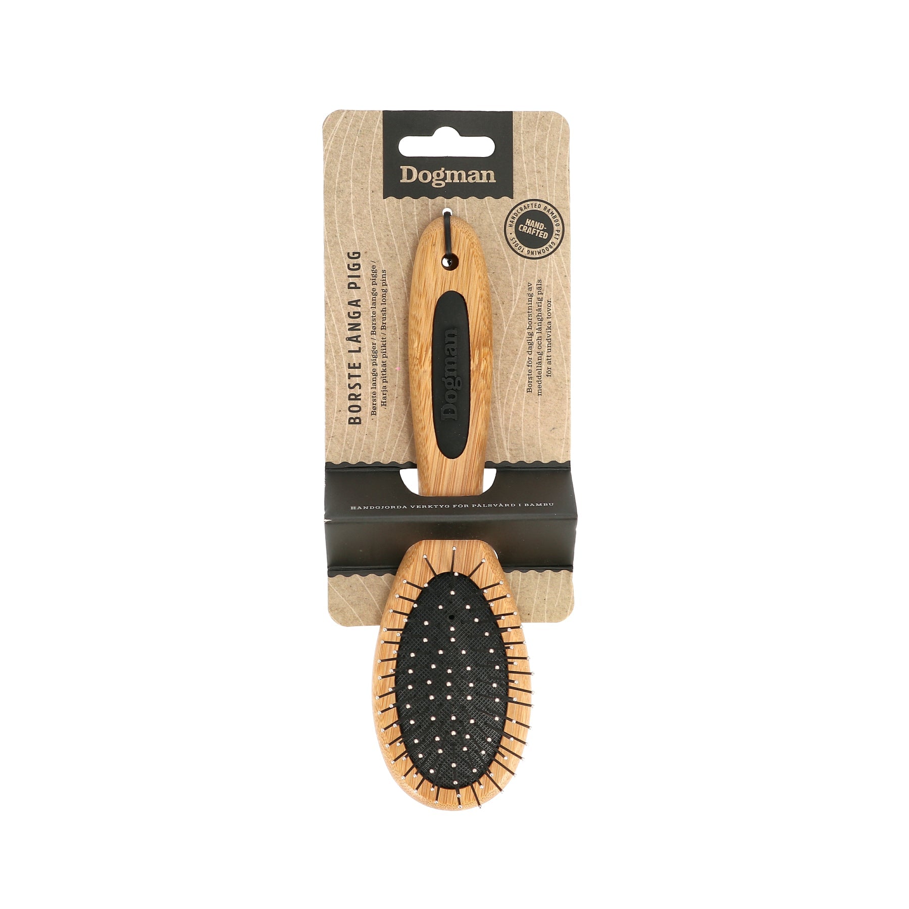 Dogman Bamboo Brush With Long Bristles