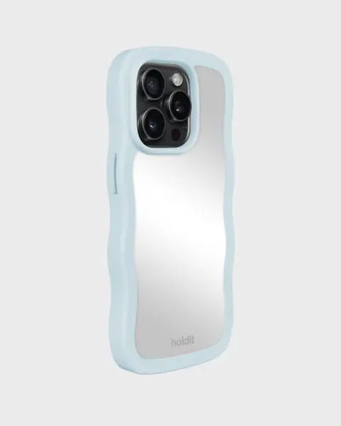 Holdit Telefonskal Wavy iPhone 14 Pro - Turkos/Spegel - Travels And Bags