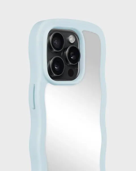 Holdit Telefonskal Wavy iPhone 14 Pro - Turkos/Spegel - Travels And Bags