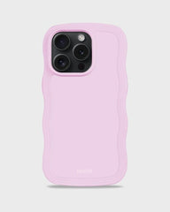 Holdit Telefonskal Wavy iPhone 15 Pro - Lila