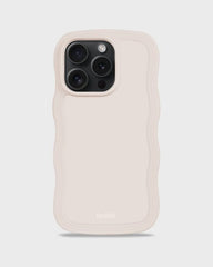Holdit Telefonskal Wavy iPhone 15 Pro - Beige