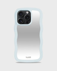 Holdit Telefonskal Wavy iPhone 15 Pro - Turkos/Spegel