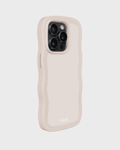 Holdit Telefonskal Wavy iPhone 15 Pro - Beige - Travels And Bags