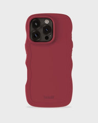 Holdit Telefonskal Wavy iPhone 15 Pro - Röd