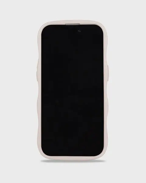 Holdit Telefonskal Wavy iPhone 15 Pro Max - Beige/Spegel - Travels And Bags