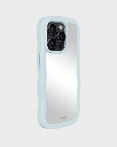Holdit Telefonskal Wavy iPhone 15 Pro Max - Turkos/Spegel - Travels And Bags