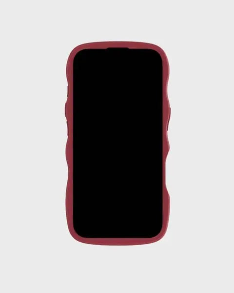 Holdit Telefonskal Wavy iPhone 15 Pro Max - Röd - Travels And Bags