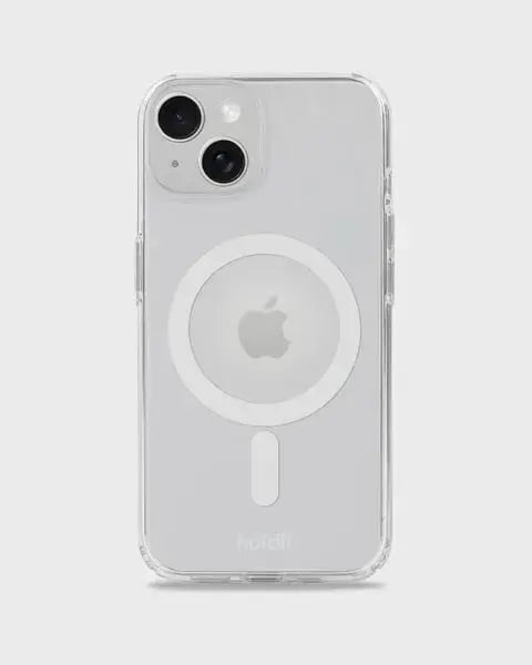 Holdit Telefonskal MagSafe iPhone 15/14/13 - Transparent/Vit - Travels And Bags