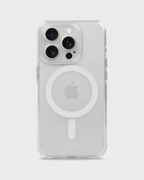 Holdit Telefonskal MagSafe iPhone 15 Pro - Transparent/Vit - Travels And Bags