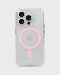 Holdit Telefonskal MagSafe iPhone 15 Pro Max - Transparent/Rosa