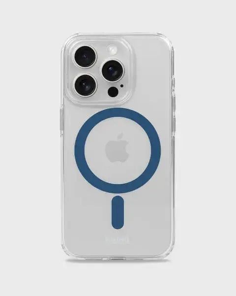 Holdit Telefonskal MagSafe iPhone 15 Pro Max - Transparent/Blå - Travels And Bags