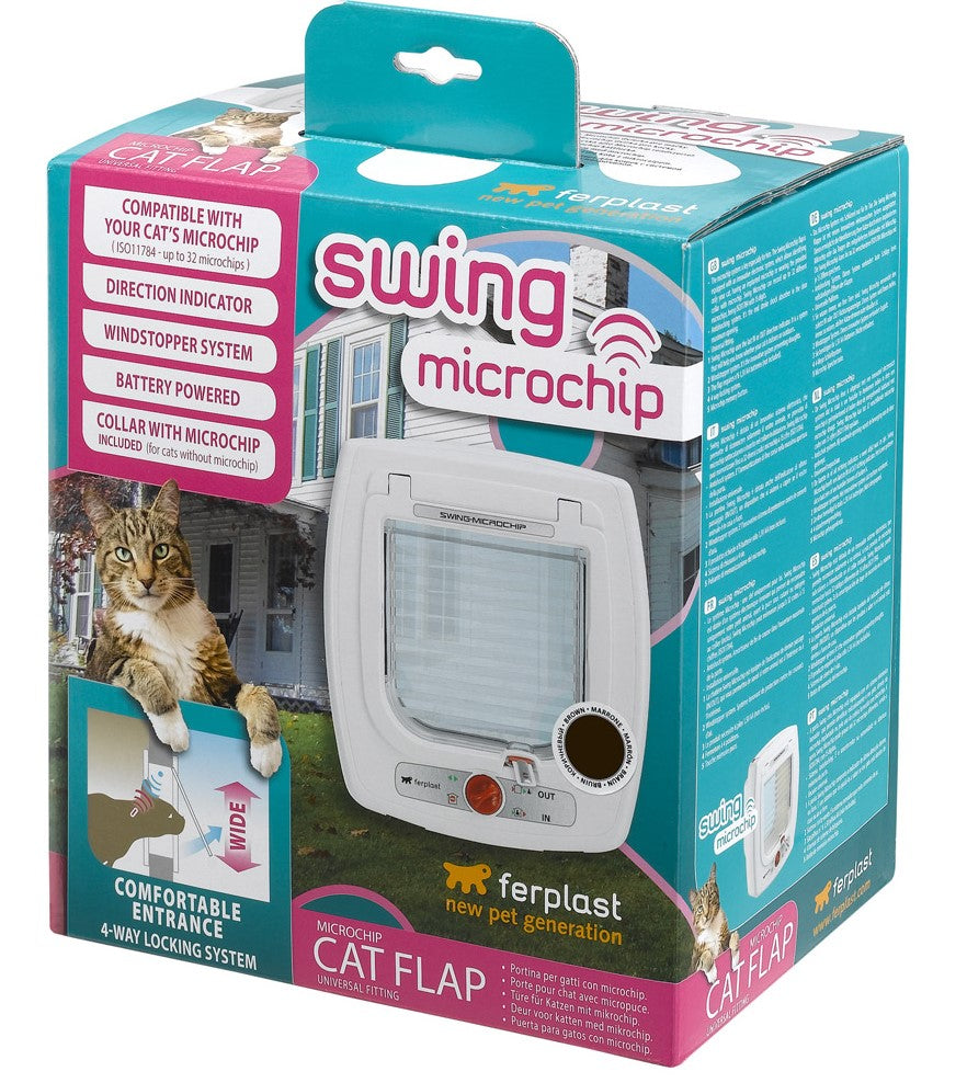 Ferplast Kattlucka Swing Microchip Vit