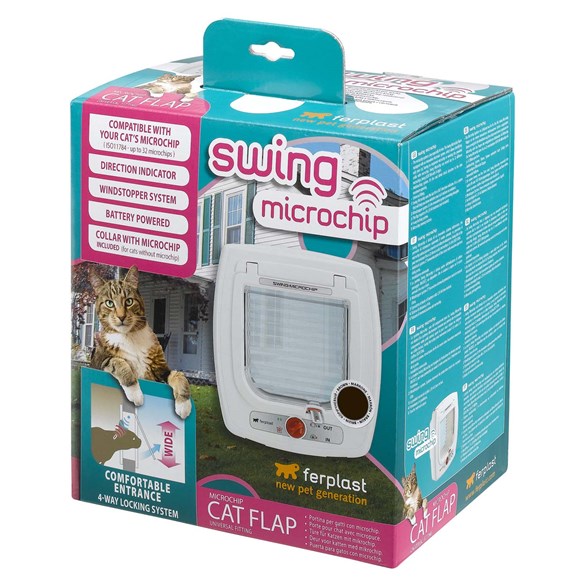 Ferplast Kattlucka Swing Microchip Brun